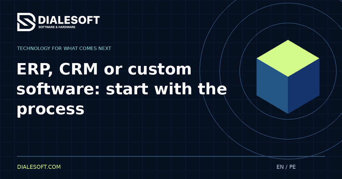 ERP, CRM or custom software: start with the process